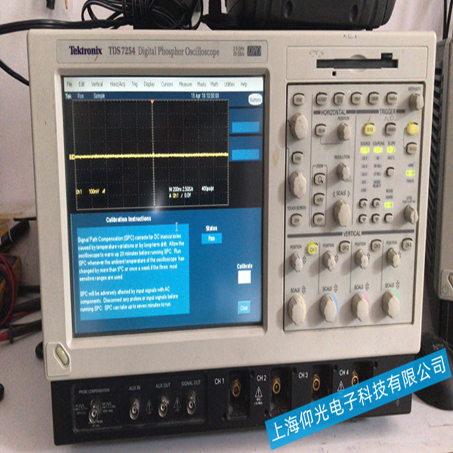 泰克TDS7254示波器進入不了測試界面故障排查