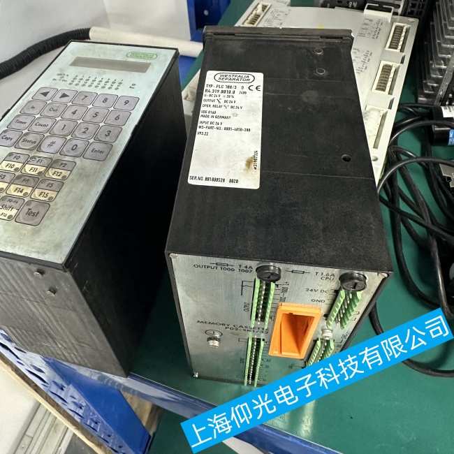 船舶韋斯伐里亞分油機控制器PLC 100/3D無法啟動或運行中突然停機故障維修